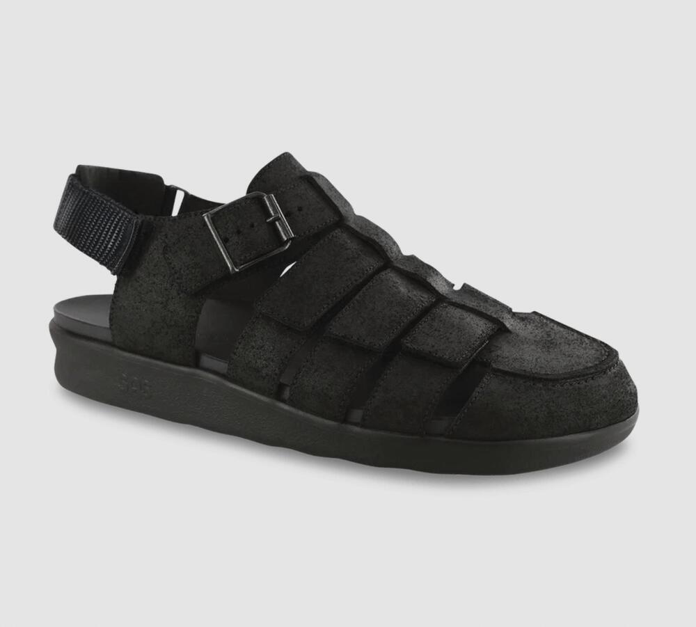 NEW SAS men's endeavor sandal in iron